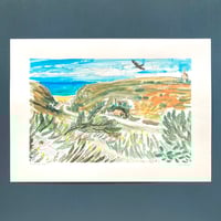 Image 1 of Porthtowan A3 Painting 1