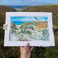 Image 2 of Porthtowan A3 Painting 1