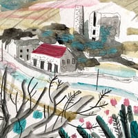 Image 4 of Porthtowan A3 Painting 2