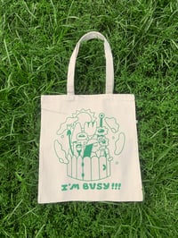 Image of I'm busy!!! tote