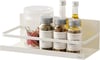 Yamazaki Home Storage Caddy Magnetic Spice Rack | Steel, One Size, White