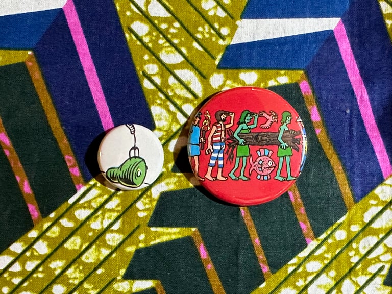 Children's Book Pinback Buttons Lot of 6 (Set A) Image 3