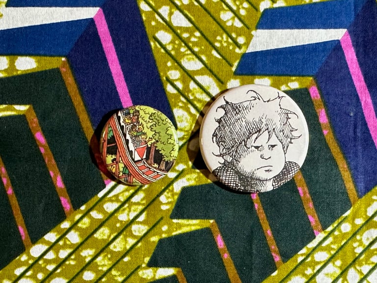 Children's Book Pinback Buttons Lot of 6 (Set A) Image 4