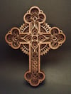 Multi-layered Wood Cross - style SB3
