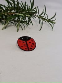 Image 2 of Enamel Brooch - LadyBird (EJ009)