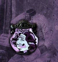 Image 3 of The Artful Decapitation Of Miss Unknown Specimen  3D Stained Glass Enamel Pin