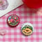 Image of Kirby + Melon Soda Bottle Cap Badges