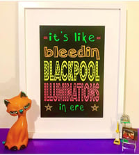 Image 1 of Blackpool Illuminations Limited Edition Art Print