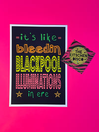 Image 2 of Blackpool Illuminations Limited Edition Art Print