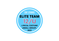 12/U ELITE LYRICAL (SMALL GROUP) COSTUME 2023