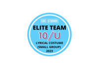 10/U ELITE TEAM LYRICAL (SMALL GROUP) COSTUME 2023