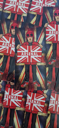 Image 2 of Pack of 25 10x5cm Arsenal CP Casual Football/Ultras Stickers.