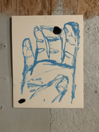 Image of blue hand