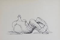 Image 2 of henry moore / single reclining figure / 30/112
