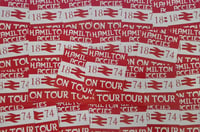 Image 1 of Pack of 25 7x7cm Hamilton Accies On Tour Football/Ultras Stickers.