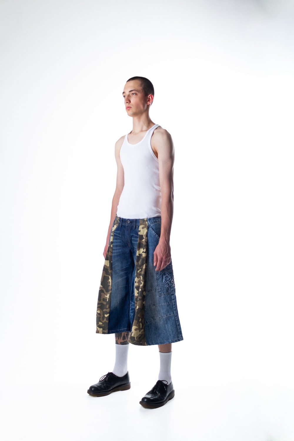 Image of RECONSTRUCTED SHORTS 4