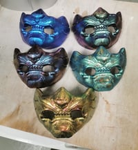 Image 1 of Resin Tiger Menpo Masks