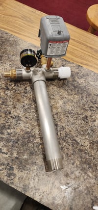 Image 2 of 13" S.S. Tank Tee Kit 1.25" (For 36-109 Gallon Tanks)