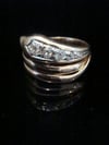 VICTORIAN 18CT OLD CUT DIAMOND SNAKE RING 6.0G RING SIZE O 1/2