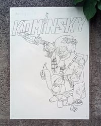 Image 1 of Original Cartel Marzo Sala Kominsky/ Original March poster Kominsky Hall