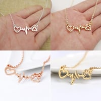 Cute couples necklace