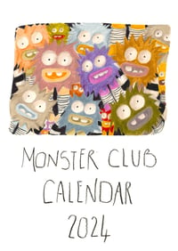 Image 1 of 2024 Calendar- Monster Club