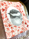Poecile atricapillus – Black Capped Chickadee pencil drawing