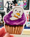 Ghost cupcake - vinyl sticker