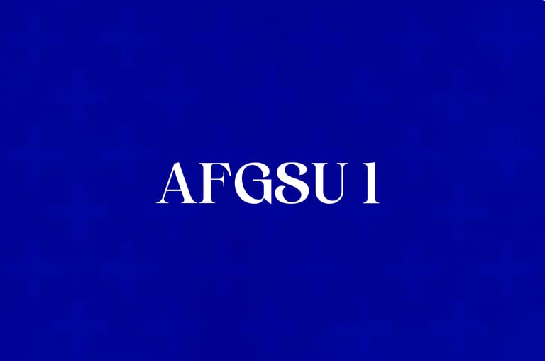 AFGSU 1