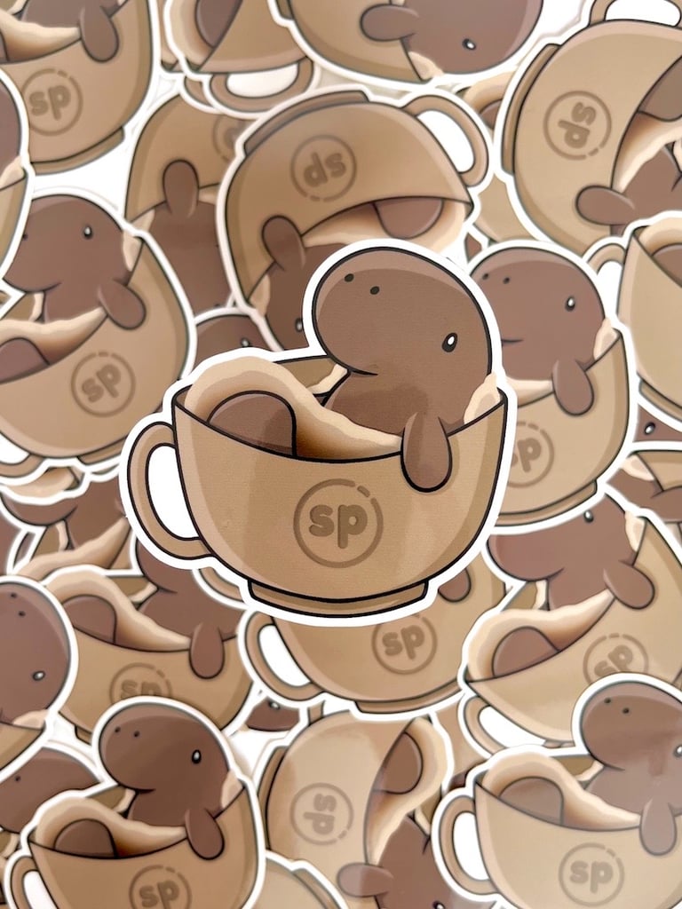 Café Manatee Sticker Pack Image 4