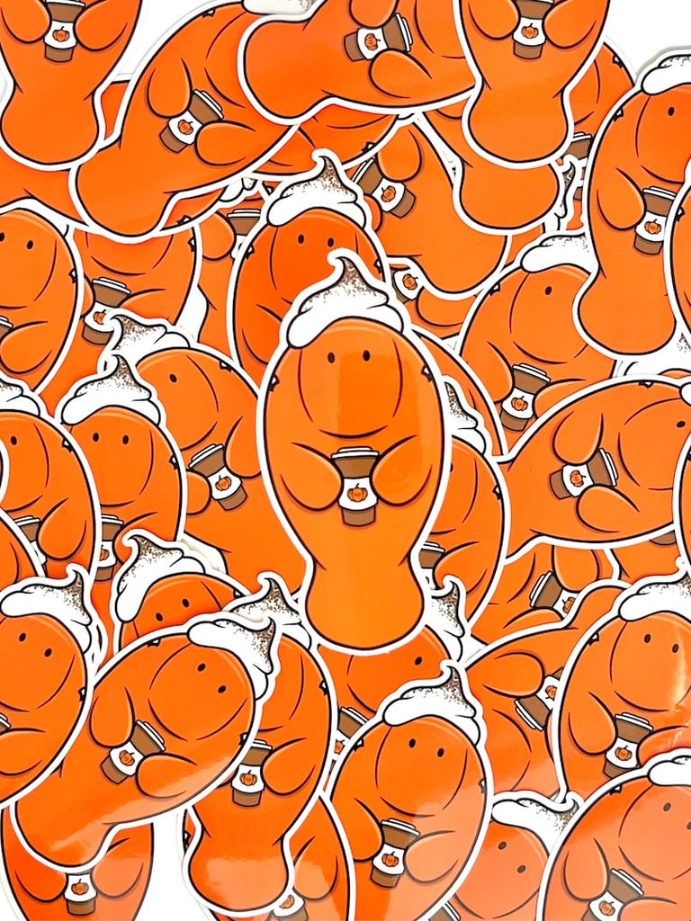 Pumpkin Spice Latte Sticker Image 2