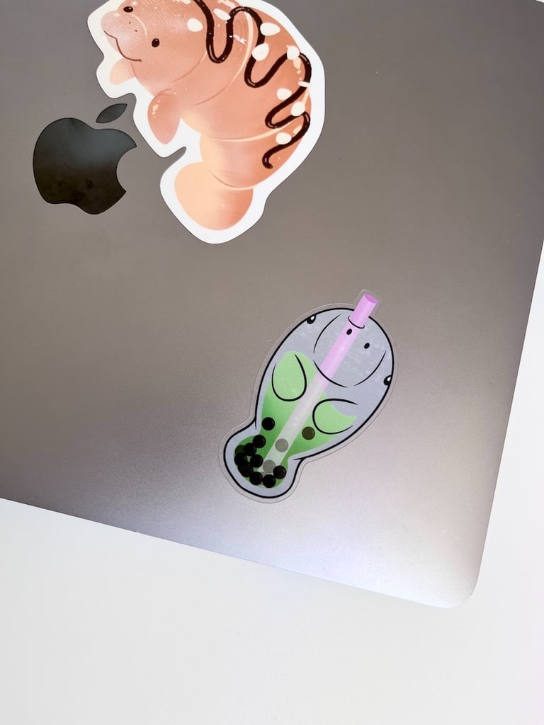 Matcha Boba Sticker Image 4