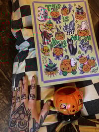 Image 1 of A4 Halloweeny Print