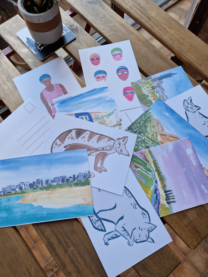 Image of Travel Postcards 