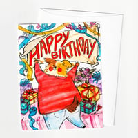 Image 1 of Birthday Pup - A2 Greeting Card