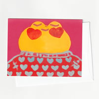 Image 1 of Heart Frog - A2 Greeting Card