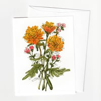 Image 1 of Marigolds - A2 Greeting Card