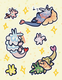 Image 1 of Floofs n' Bread sticker sheet