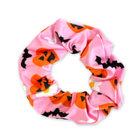 Image 3 of Halloween Hearts Hair Scrunchie