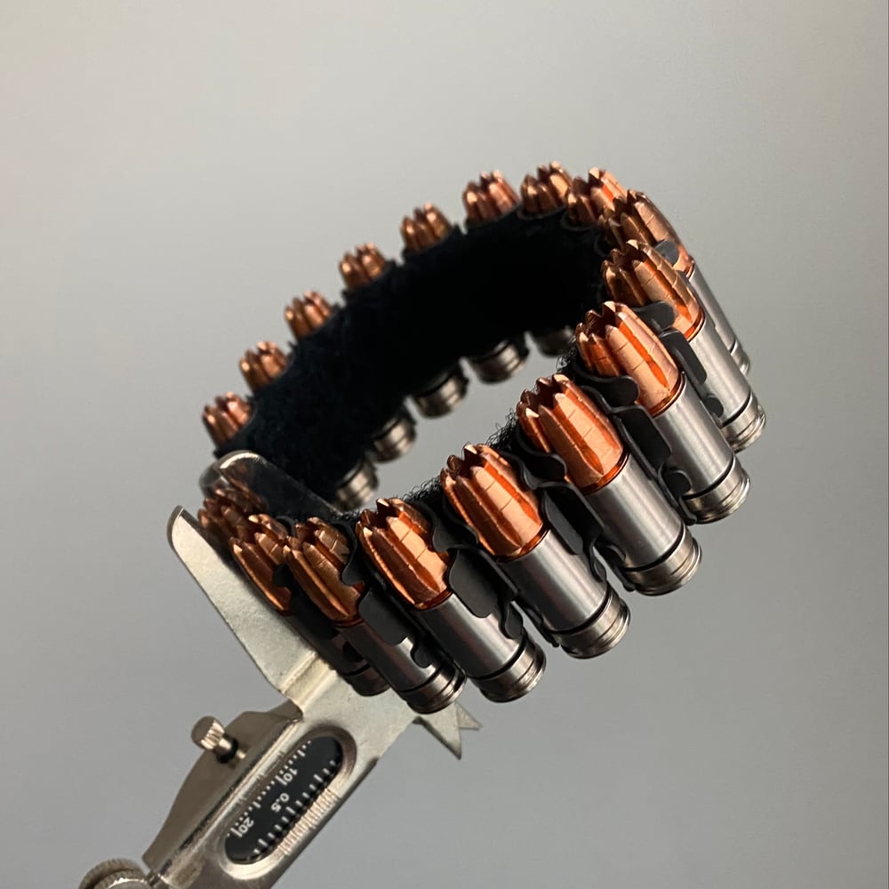 Image of S1CR - Bang Bullet Bracelet Fragmenting Solid Copper LEAD-FREE • Boyd ⚙️ Designs