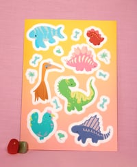 Image 2 of Dino Sticker Sheet 