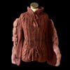 Delaware Street Fox Fur and Cashmere Sweater O/S