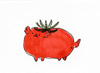 Lil' Tomato Dog - Mini Print