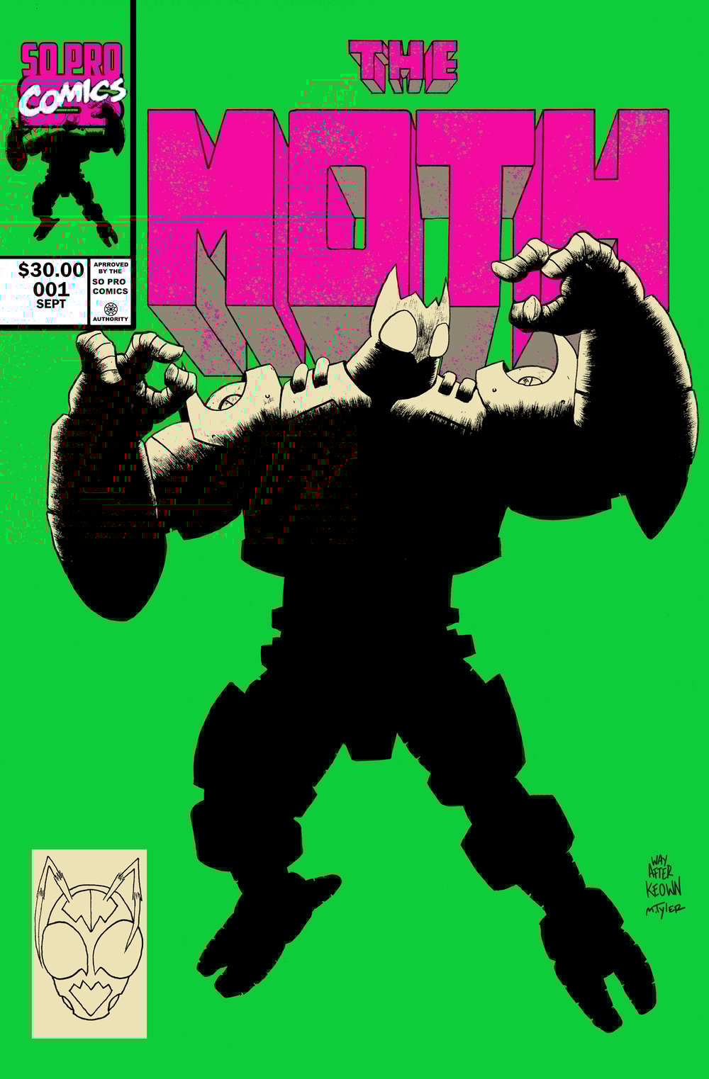 Public Domain Sector: The Moth #1 Variant Covers