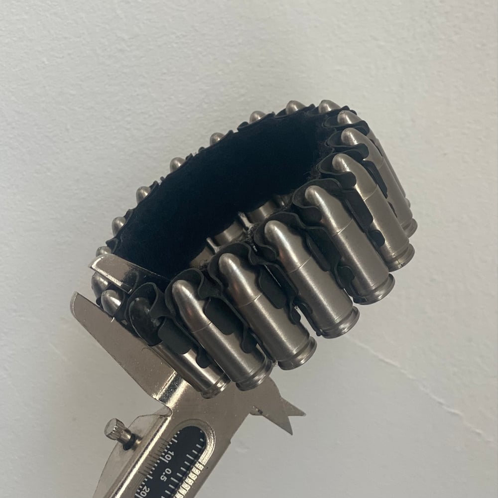 Image of S1SS - CNC Stainless Steel Bang Bullet Bracelet LEAD FREE • Boyd ⚙️ Designs