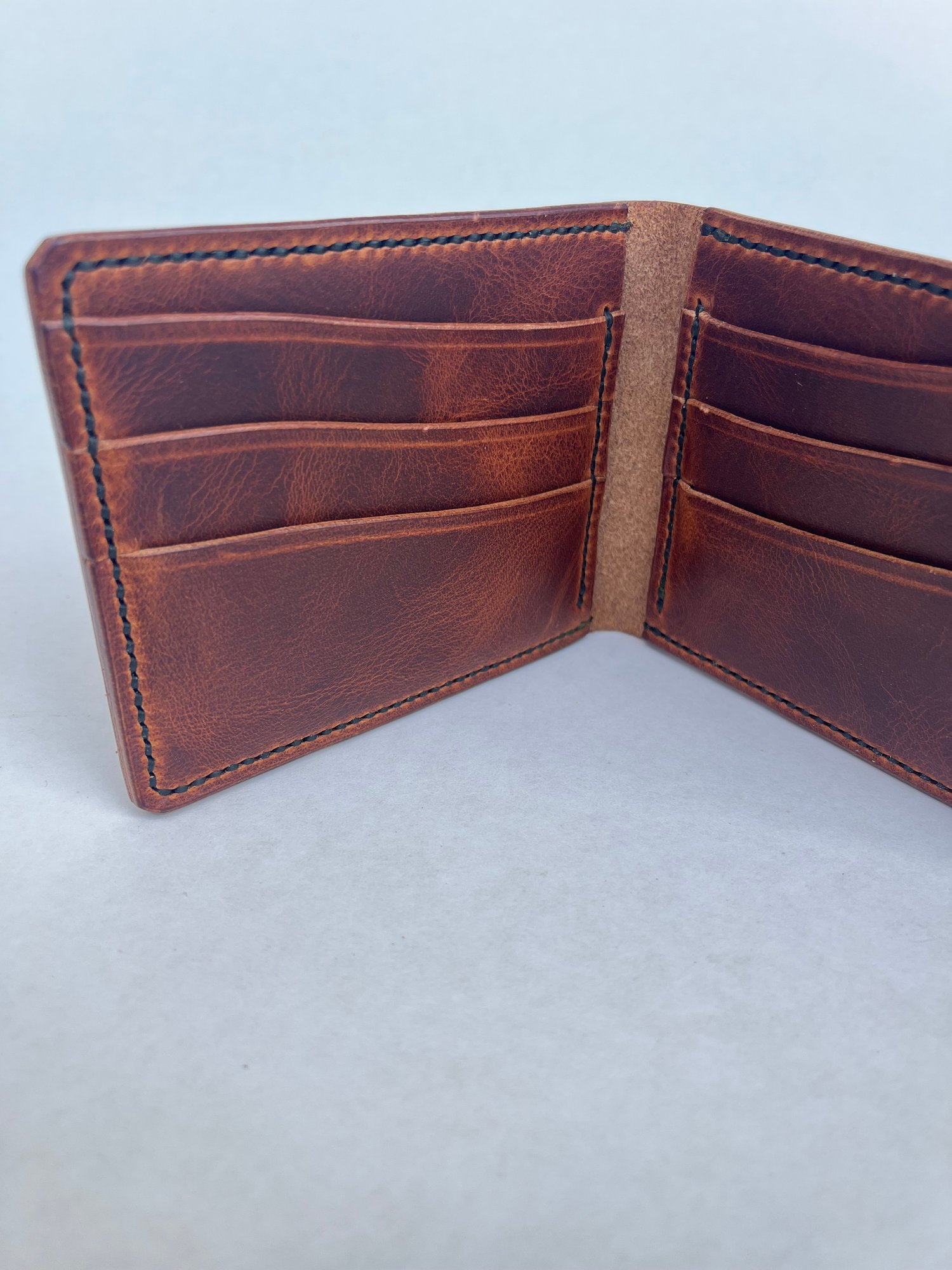 Image of Badalassi Carlo Waxy Tobacco Slim Bifold 