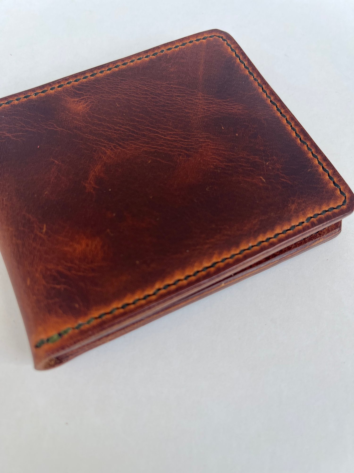 Image of Badalassi Carlo Waxy Tobacco Slim Bifold 