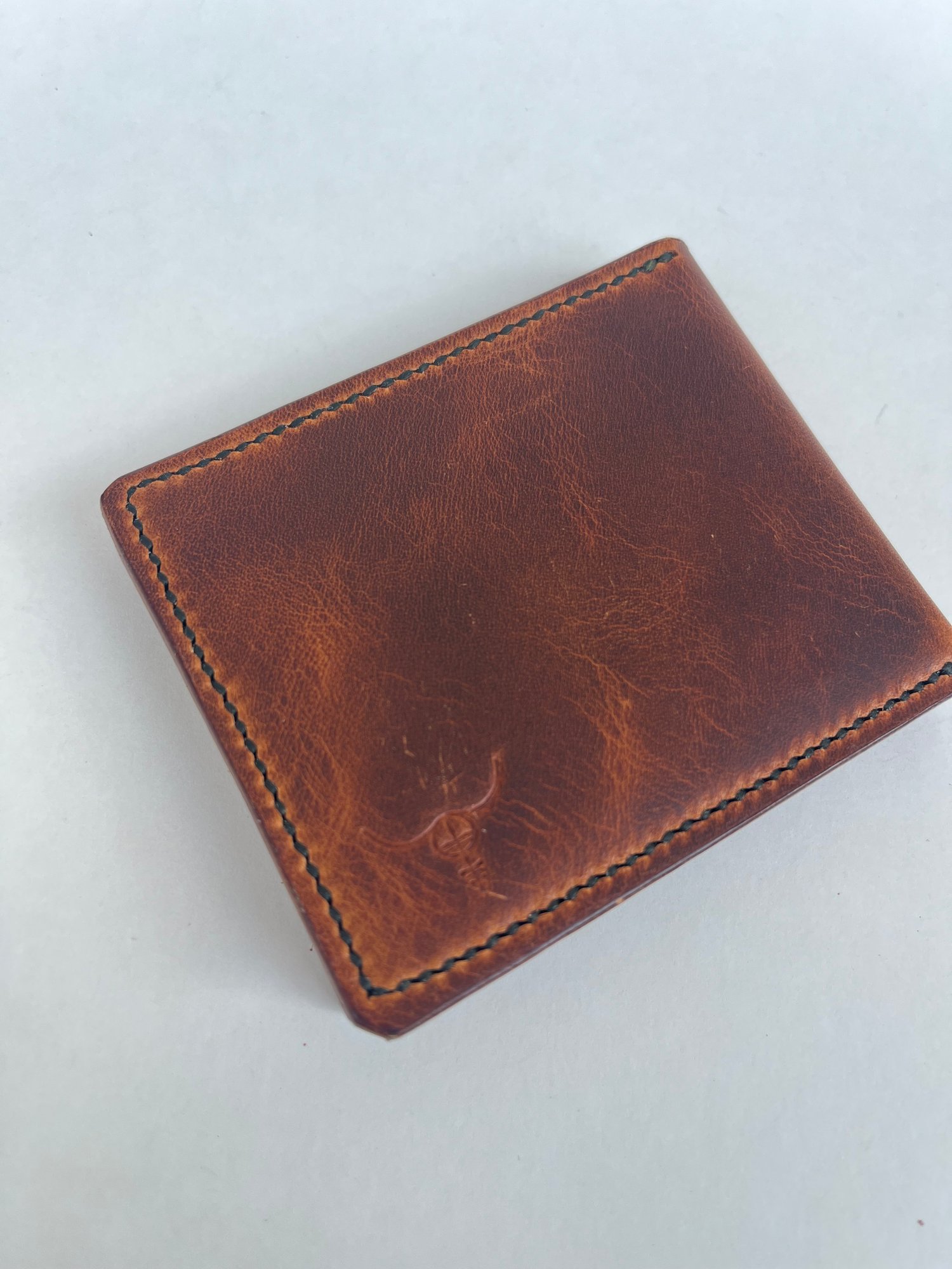 Image of Badalassi Carlo Waxy Tobacco Slim Bifold 
