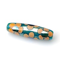 Image 1 of Take The Beauty of Late Summer Gardens with You: Art Glass Focal Bead. Ready To Ship.