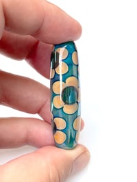 Image 2 of Take The Beauty of Late Summer Gardens with You: Art Glass Focal Bead. Ready To Ship.